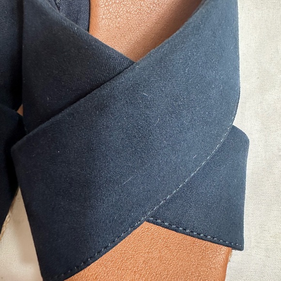 Tommy Bahama Stacy navy blue criss criss Wedge Sandals size 8 - Picture 7 of 12